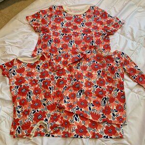 🌺 Winter Water Factory Organic Matching Family Poppy Bundle 3M, 12M, Adult S